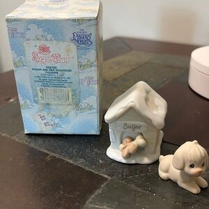 1994 Precious Moments Sugar Town Sugar & her Doghouse Figurine